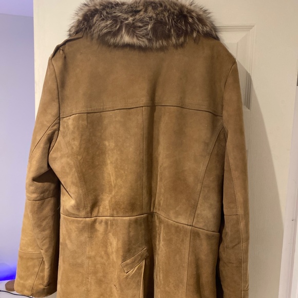 Fur suede coat - Picture 4 of 7